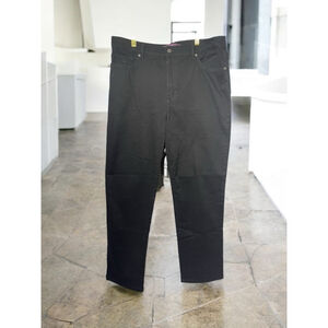 Gloria Vanderbilt Amanda Black Pants Jeans Size 14 Denim 98% Cotton straight